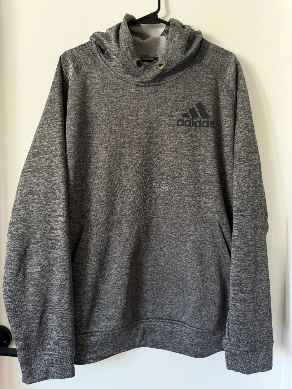 Adidas Team Issue ClimaWarm Gray Pullover Hoodie Men’s XL